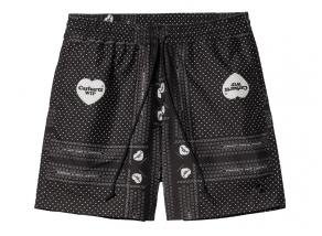 Carhartt Slater Swim Trunks Heart Bandana Aop Black I031536
