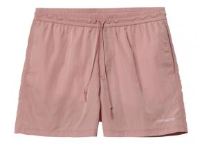 Carhartt Tobes Swim Trunks Glassy Pink / White I032973