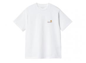 Carhartt W American Script Tshirt White I032218