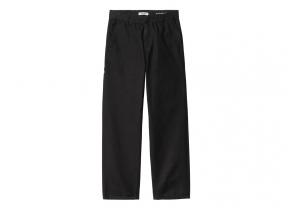 Carhartt W Pierce Pant Straight Black Rinsed I032966