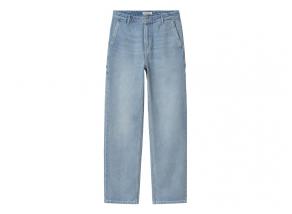 Carhartt Women Pierce Pant Straight Blue Light Stone Washed I031251