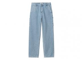 Carhartt Women Pierce Pant Straight Blue Stone Bleached I031251
