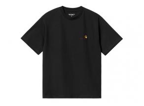 Carhartt W American Script Tshirt Black I032218