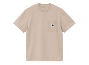 Carhartt Women Pocket Tshirt Fleur De Sel I032215