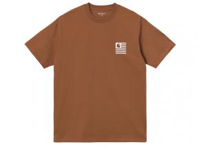 Carhartt Wavy State Tshirt Rum / White I029011