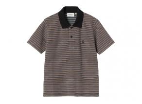 Carhartt WIP Femme Dion Polo Cotton Waffle Dion Stripe Lily I036355