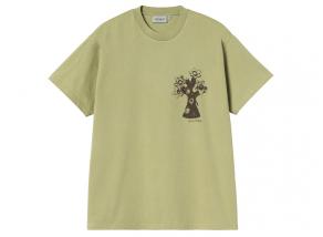 Carhartt WIP Forma Tshirt Gentle Green heavy stone wash I036254
