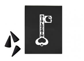 Carhartt WIP Locked Cone Incense Wood Powder White / Black I036753