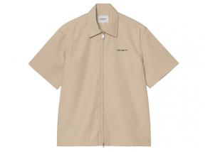 Carhartt WIP Postal Zip Shirt Iroko / Black I036189