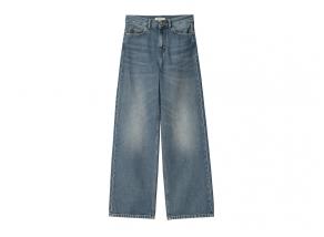 Carhartt WIP Femme Jane Pant Denim Blue dark used wash I030497