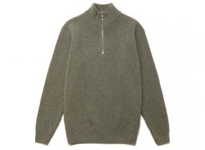 Colorful Standard Merino Quarter Zip Dusty Olive