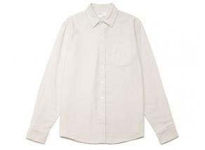 Colorful Standard Organic Flannel Shirt Limestone Grey