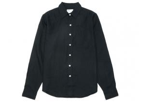 Colorful Standard Linen Shirt Deep Black