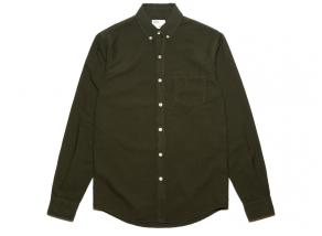Colorful Standard Organic Button Down Shirt Hunter Green