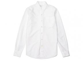 Colorful Standard Organic Button Down Shirt Optical White