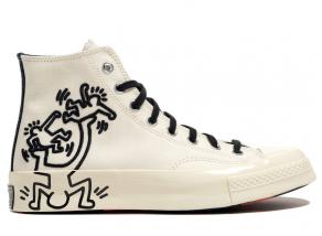 Converse x Keith Haring Chuck 70 Hi Egret / Black 171858C