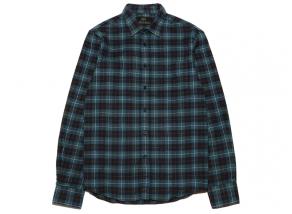Edwin Don Shirt Mid Brushed Flannel Tartan Greener Pastures