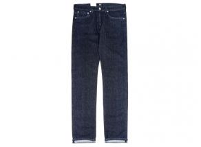 Edwin Ed-80 Slim Tapered CS Red Listed Blue Denim Rinsed