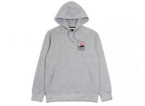 Edwin Sunset on MT Fuji Hoodie Grey