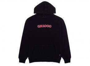 GX1000 Felt OG Logo Hoodie Black