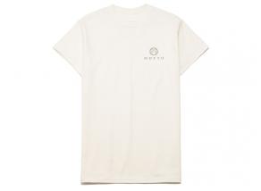 Motto Logo Tee Engraved Beige