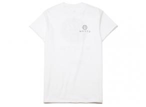 Motto Logo Tee Leopard White