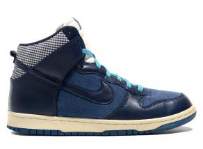 Vintage Nike Dunk High Navy 42.5