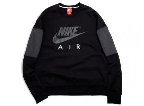 Nike Air Crew Neck Sweatshirt Black 861622-010