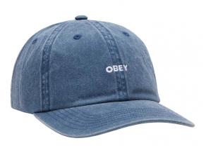 Obey Pigment Bold 6 Panel Strapback Pigment Navy 100580418
