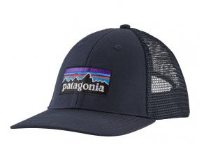 Patagonia P-6 Logo LoPro Trucker Hat Navy Blue