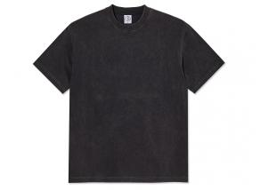 Polar Skate Co Contrast Tee Stroke Logo Silver Black / Black