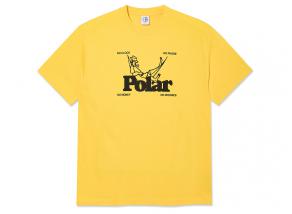 Polar Skate Co Tee No Worries Lemon