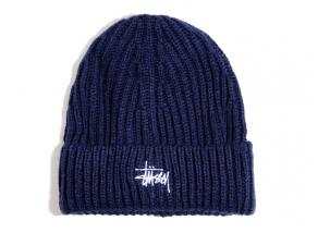 Stussy Basic Stock Cuff Beanie Navy