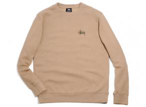 Stussy Basic Stussy Crew Light Brown