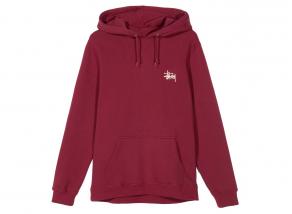 Stussy Basic Stussy Hood Wine