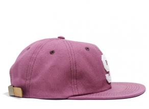 Stussy Felt S Canvas Strapback Red