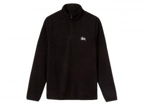 Stussy Polar Fleece Half Zip Black
