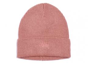 Stussy Tonal Basic Cuff Beanie Rose