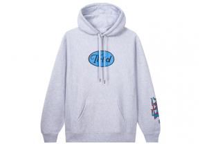 Tired Skateboards Crawl Pullover Hood Grey