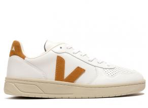 Veja V10 Leather Extra White / Camel