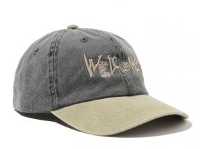 Welcome Skateboards Medley Stone Washed Hat Black