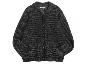 YMC P8BAE Baker Cardigan Charcoal