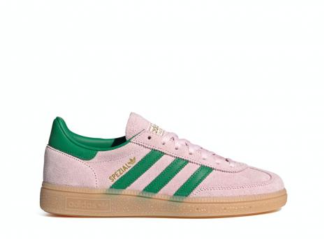 Adidas Handball Spezial Clear Pink / Green / Gold Metallic JR7347
