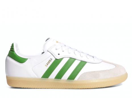 Adidas Skateboarding Samba Adv Cloud White / Crew Green / Gum JP8522