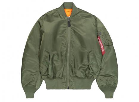 Alpha Industries MA-1 Heritage Bomber Jacket Sage Green