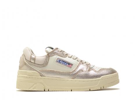 Autry CLC Low MB01 White / Platinum