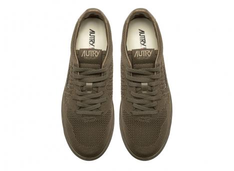 Autry Easeknit KN15 Knit / Leather CVRT Green