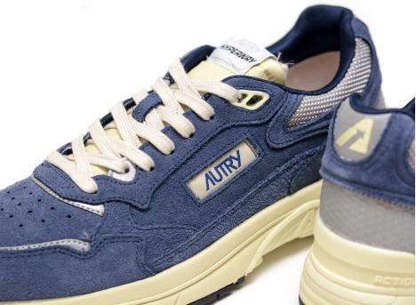 Autry Hyperway Low RF01 Suede / Mesh Denim / Silver