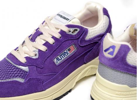 Autry Hyperway Low UM02 Suede / Mesh Purple / Silver