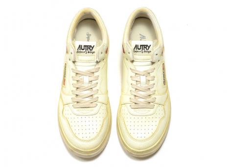 Autry Med-Way Super Vintage Mid RN02 Leather Marsh / Red